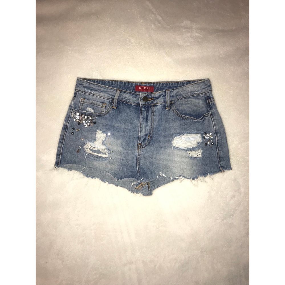 Guess‎ jeweled jean shorts
